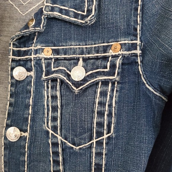 True Religion Womens Jean Jacket - M - Picture 2 of 6